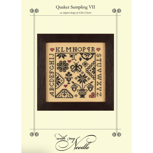 Quaker Samplings VII by With My Needle
