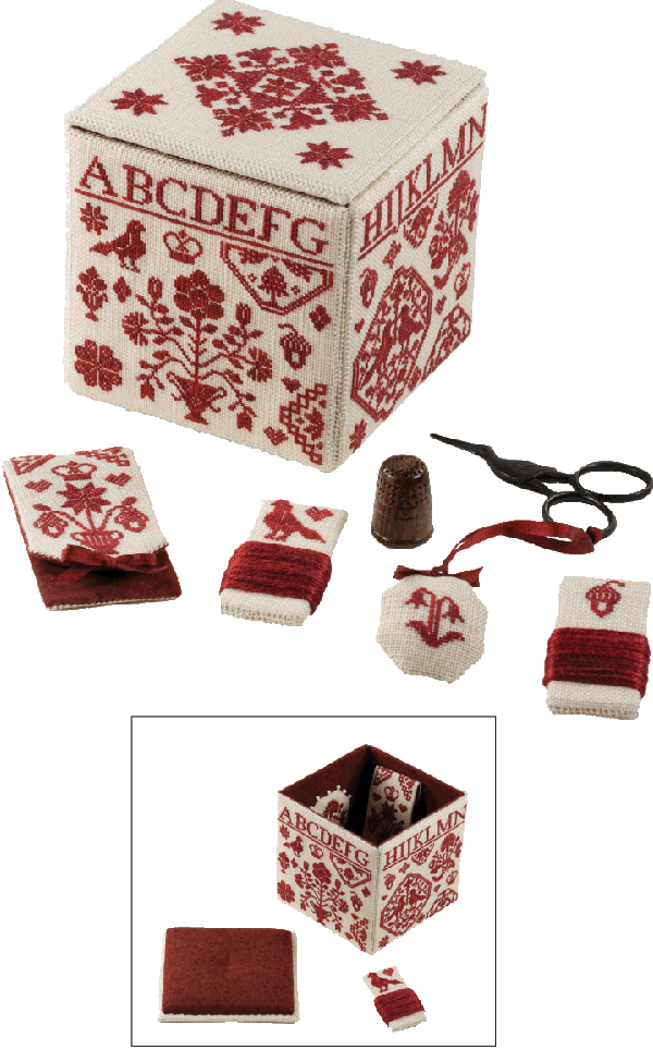 A Quaker Needlework Box by With My Needle