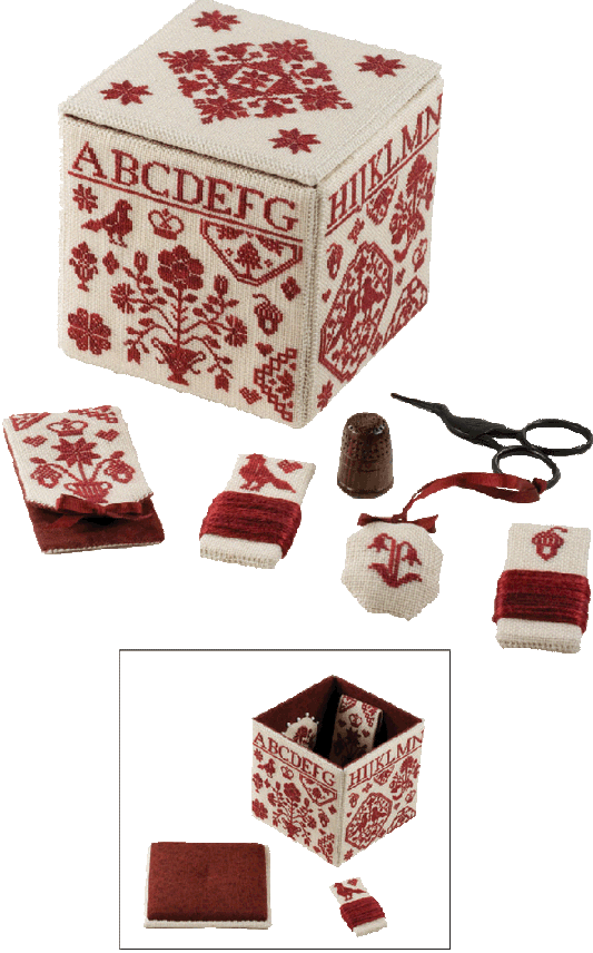 A Quaker Needlework Box by With My Needle