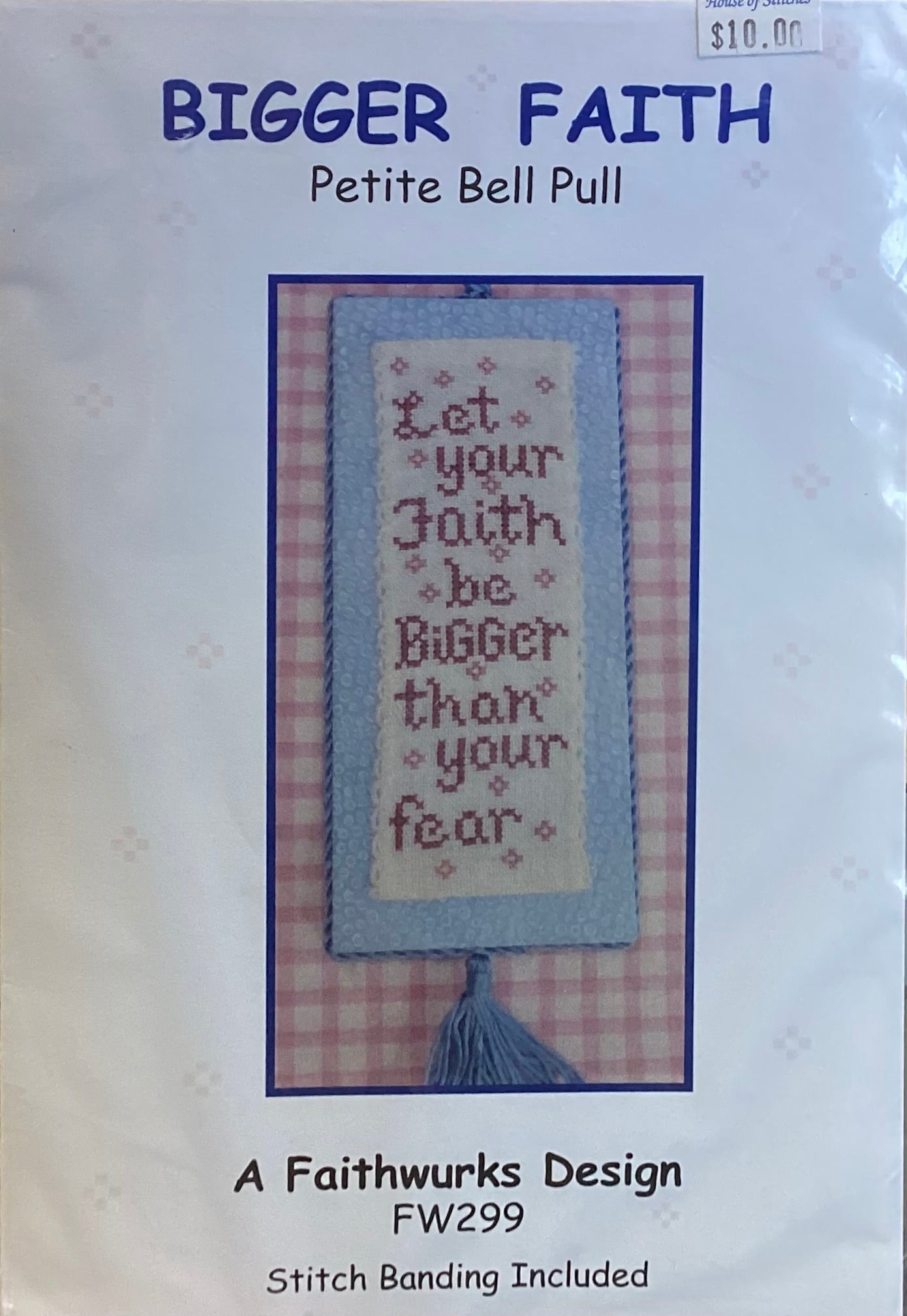 Bigger Faith Petite Bell Pull by A Faithwurks Design