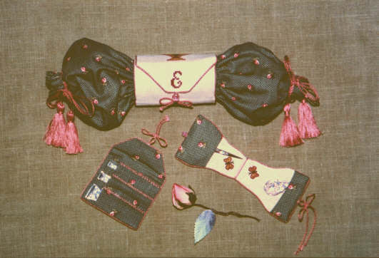 The Rose Garden Sewing Case by With My Needle