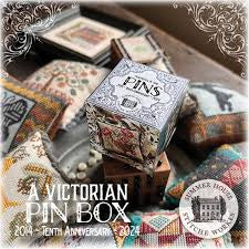 A Victorian Pin Box by Summer House Stitche Workes