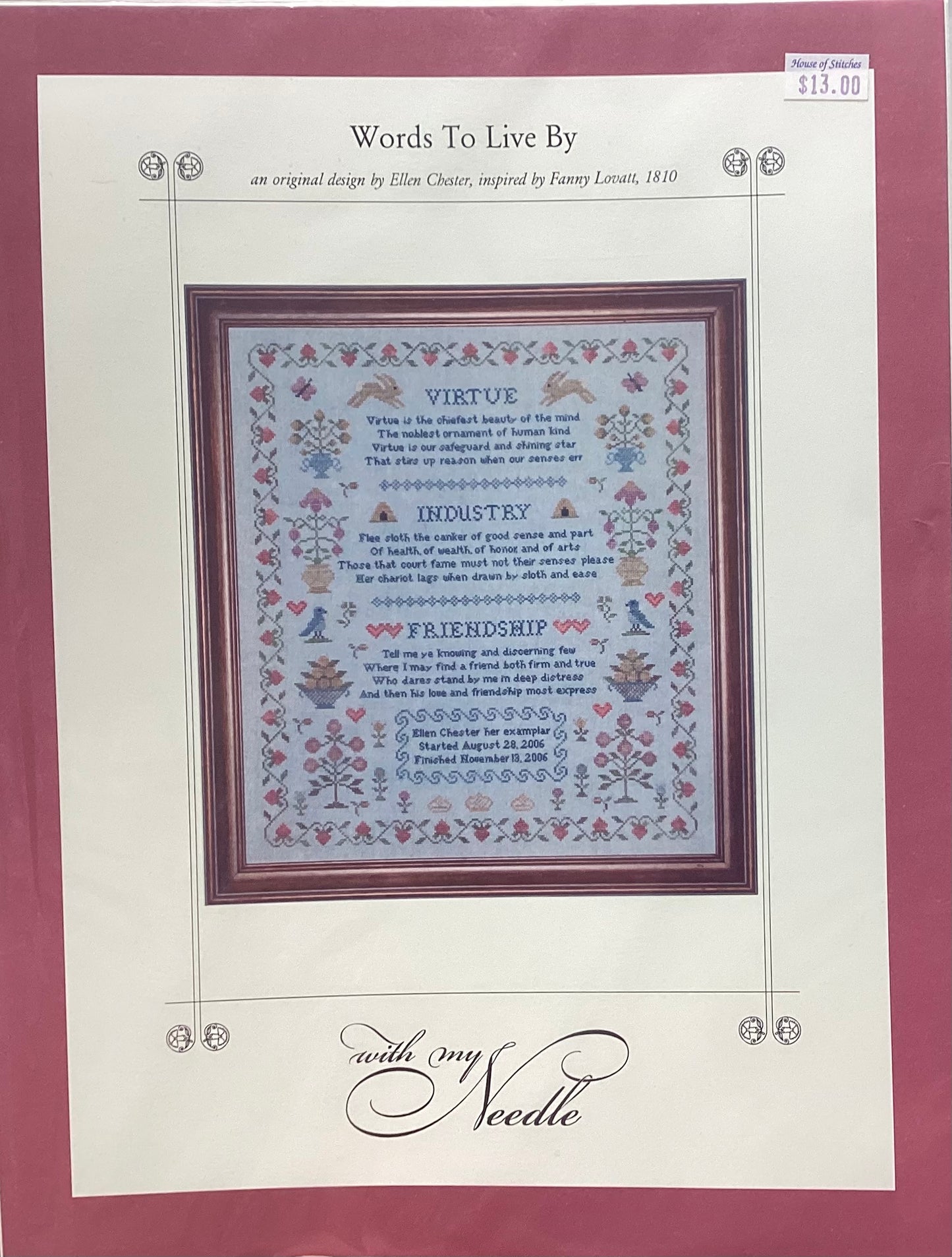 Words To Live By by With My Needle