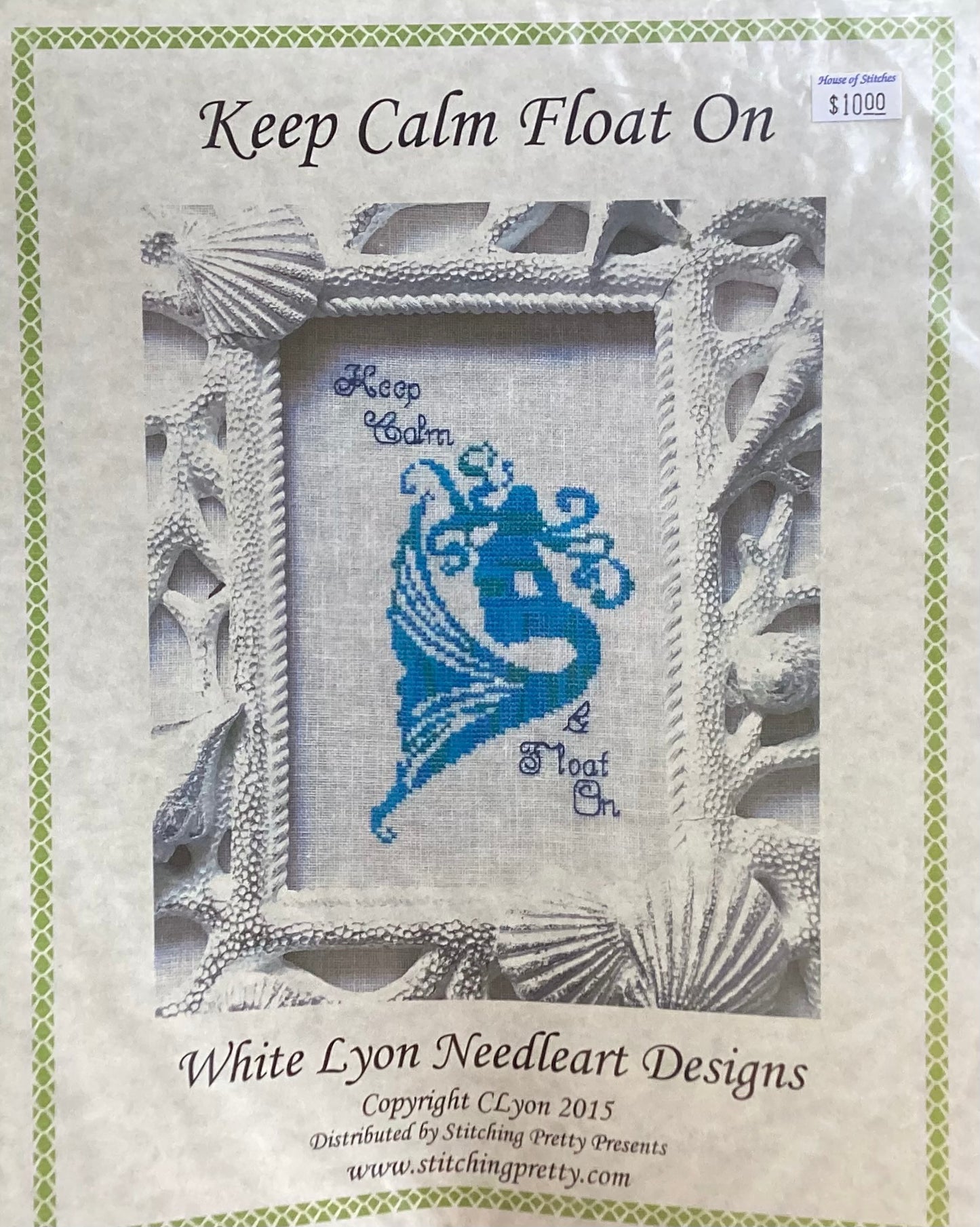 Keep Calm Float On by White Lyon Needleart Designs
