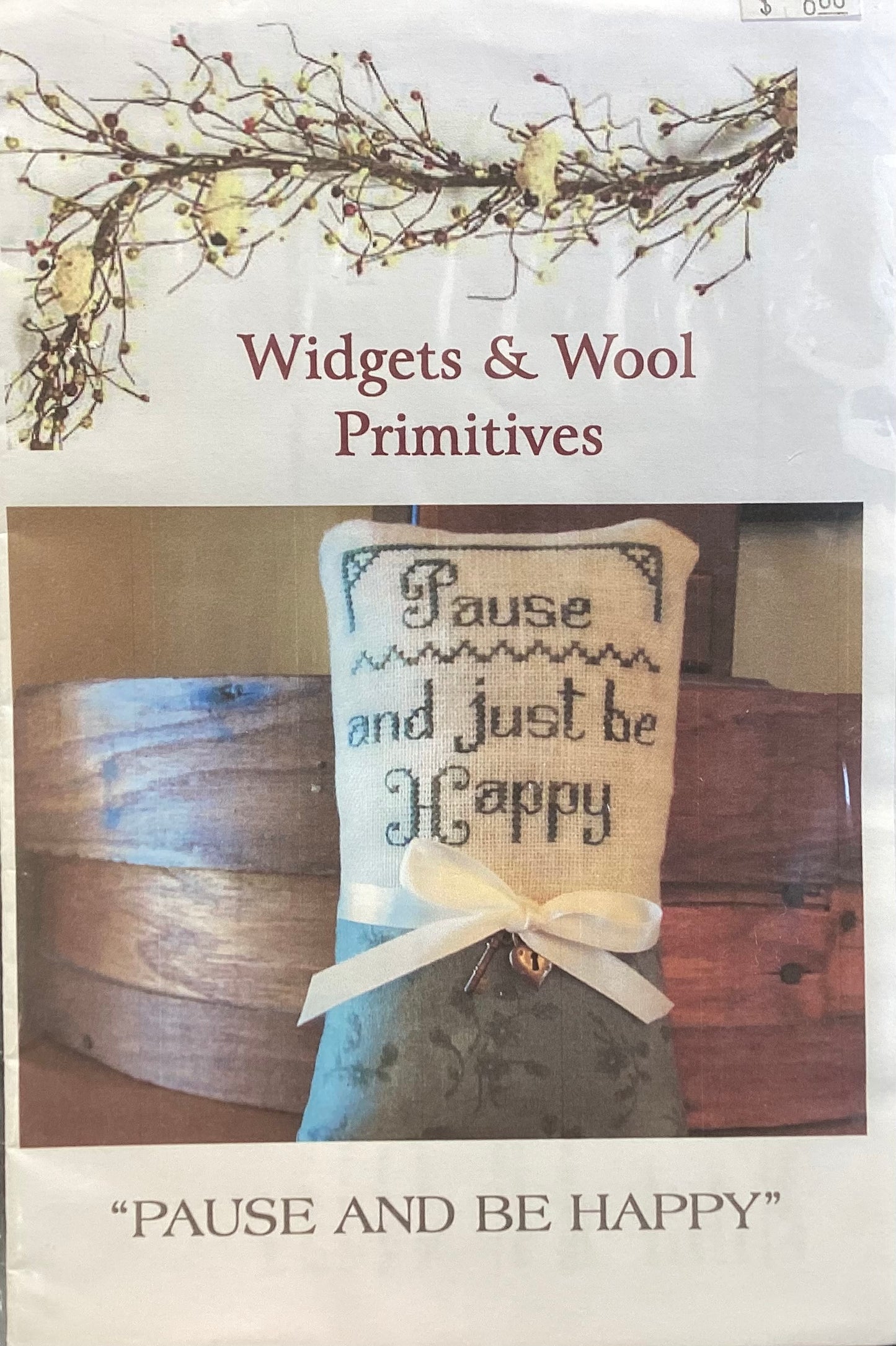 Pause and Be Happy by Widgets & Wool Primitives