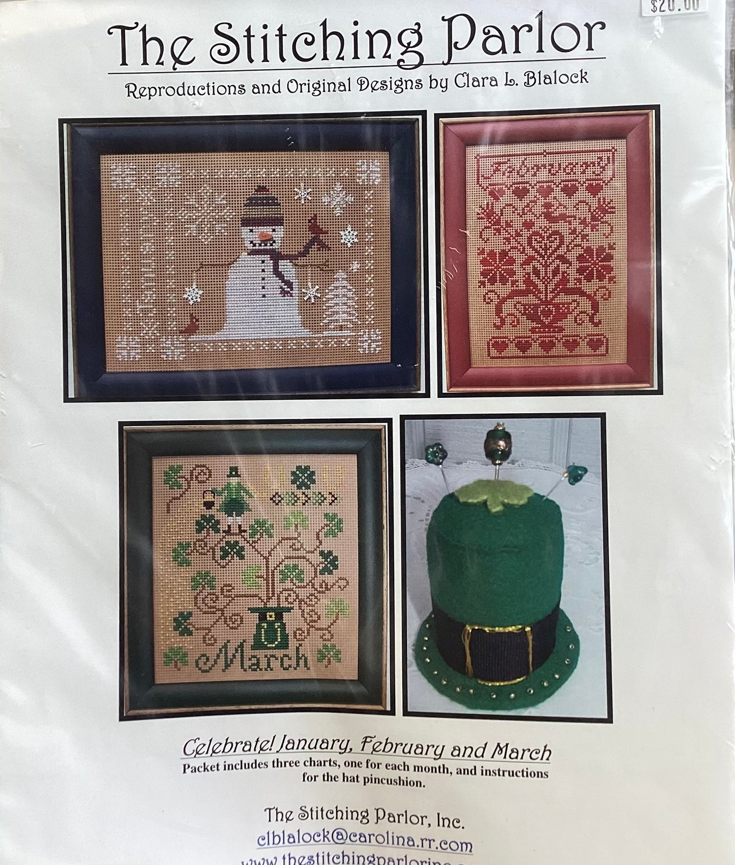 Celebrate! January, February, and March by The Stitching Parlor