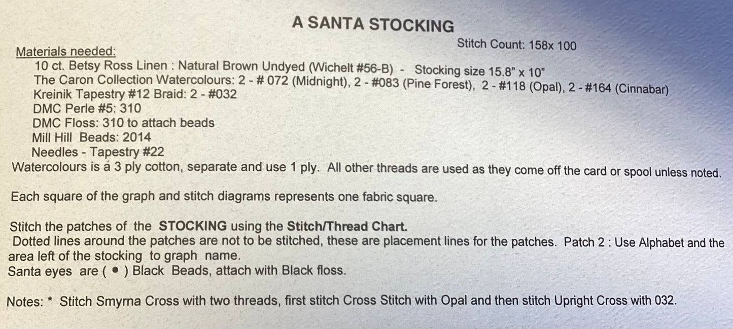 A Santa Stocking By Sekas & Co.