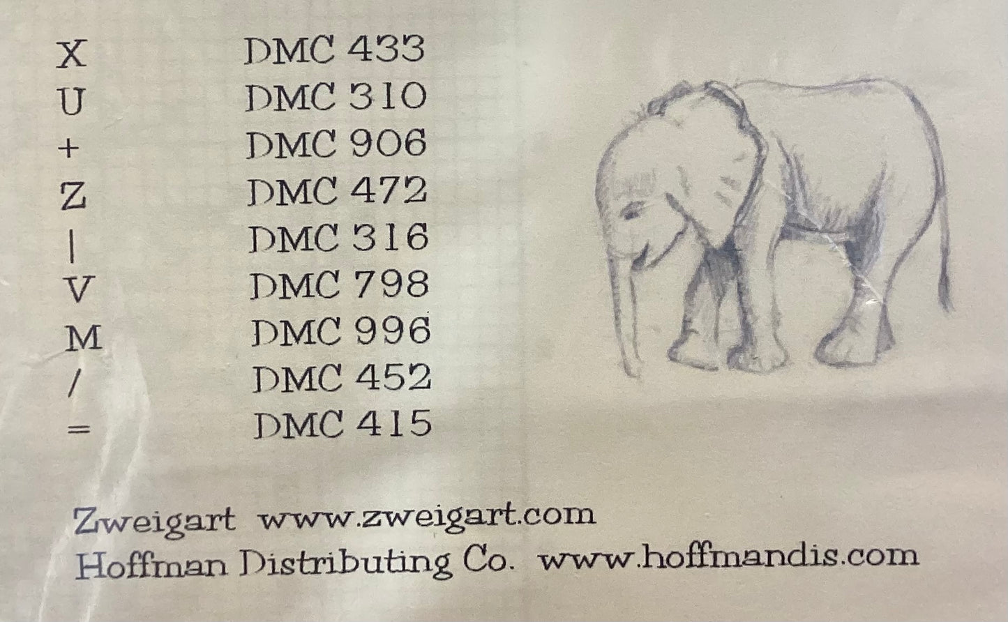 Zack’s Itty Bitty Blankie No. 1 Baby Animals by The Sampler Girl