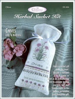 Herbal Sachet Kit- Chives by The Victoria Sampler