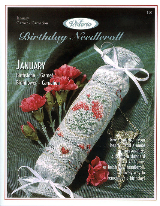 Birthday Needleroll Kit- January By The Victoria Sampler