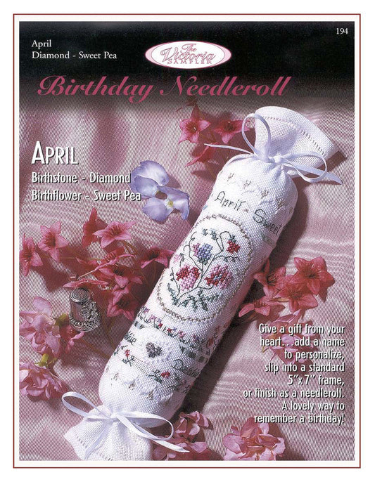 Birthday Needleroll Kit - April by The Victoria Sampler