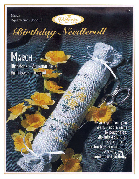 Birthday Needleroll Kit - March By The Victoria Sampler