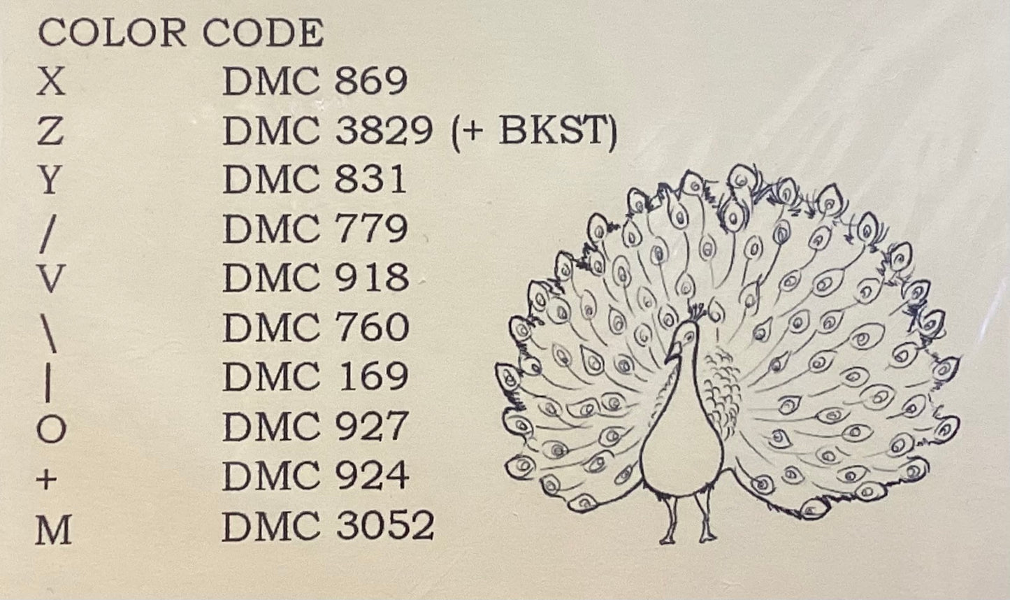 The Sunday Peacock Sampler by The Sampler Girl