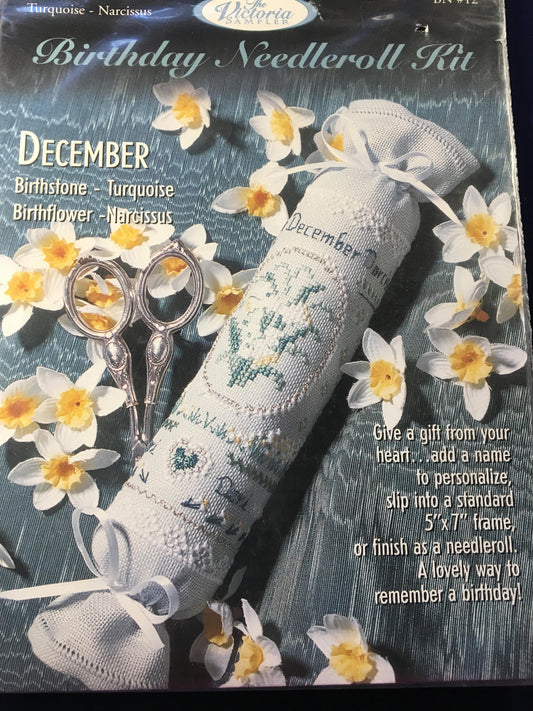 Birthday Needleroll Kit - December by The Victoria Sampler