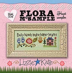 Flora McSample Heart Sampler FM002 by Lizzie Kate