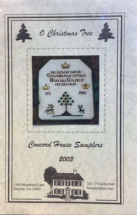 O Christmas Tree 2003 by Concord House Samplers