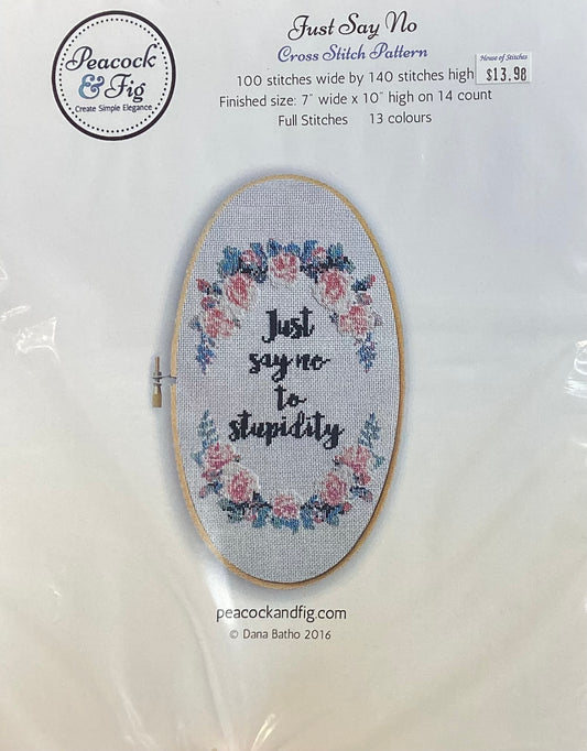 Just Say No by Peacock & Fig