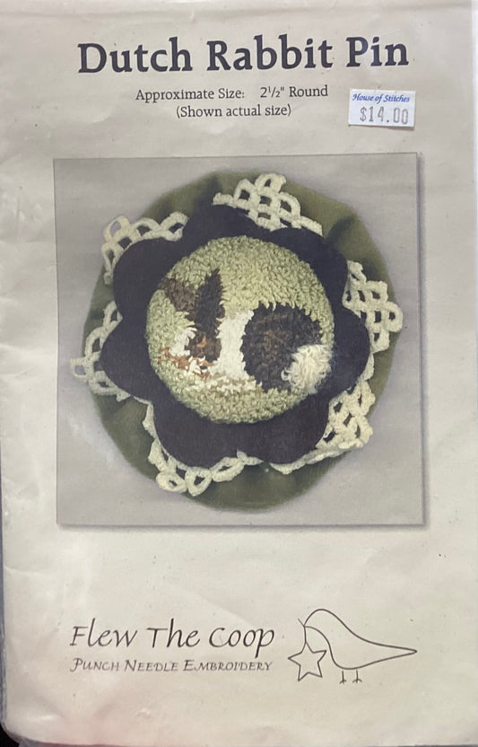 Dutch Rabbit Pin by Flew The Coop