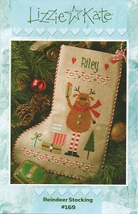 Reindeer Stocking #169 by Lizzie Kate