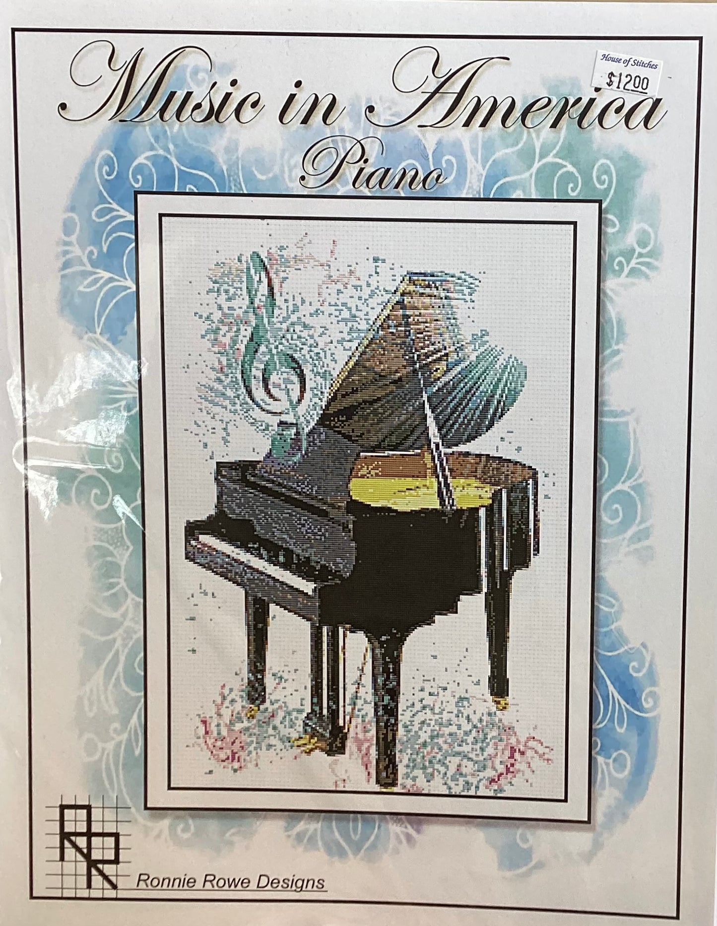 Music in America: Piano by Ronnie Rowe Designs