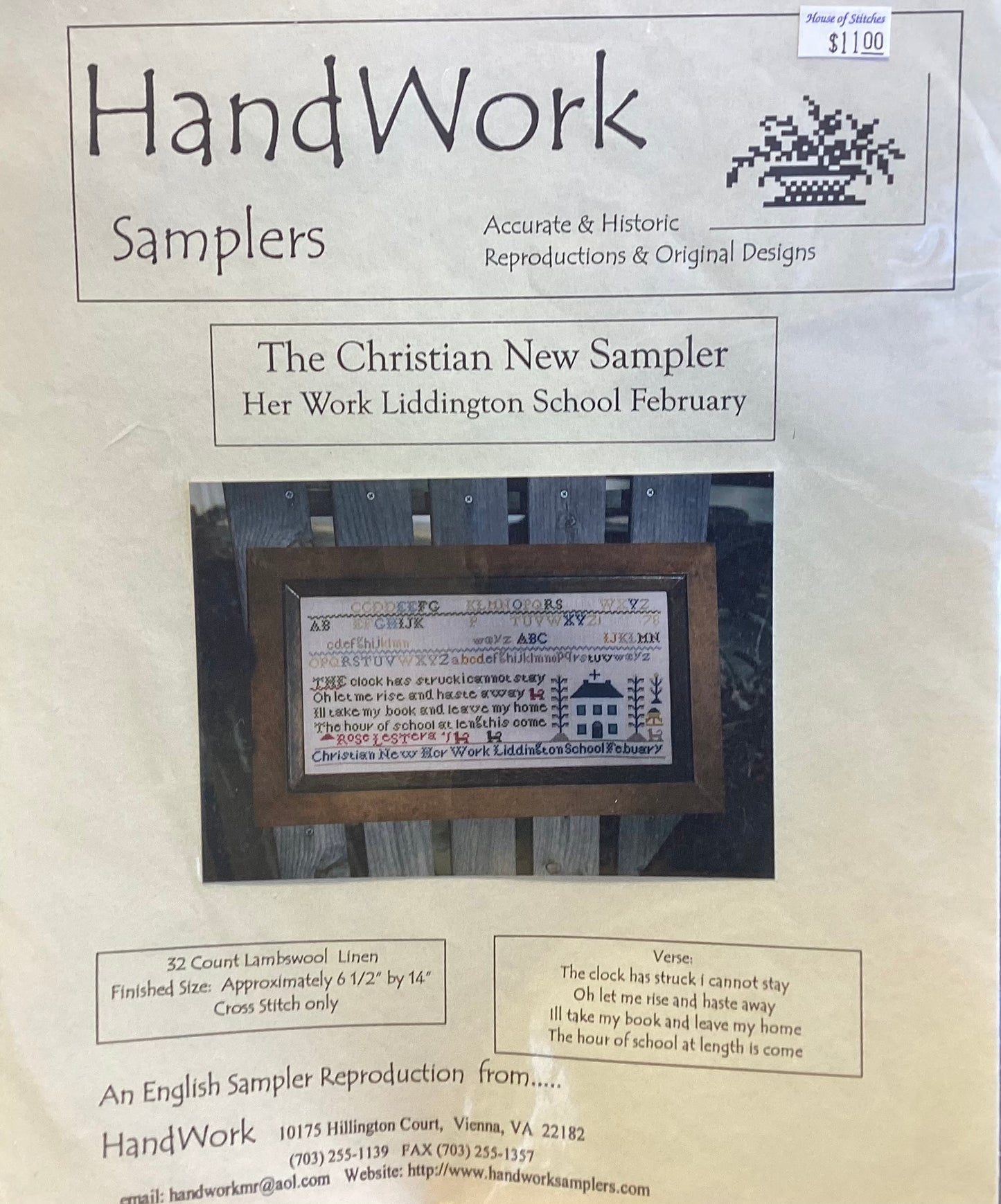 The Christian New Sampler by HandWork Samplers