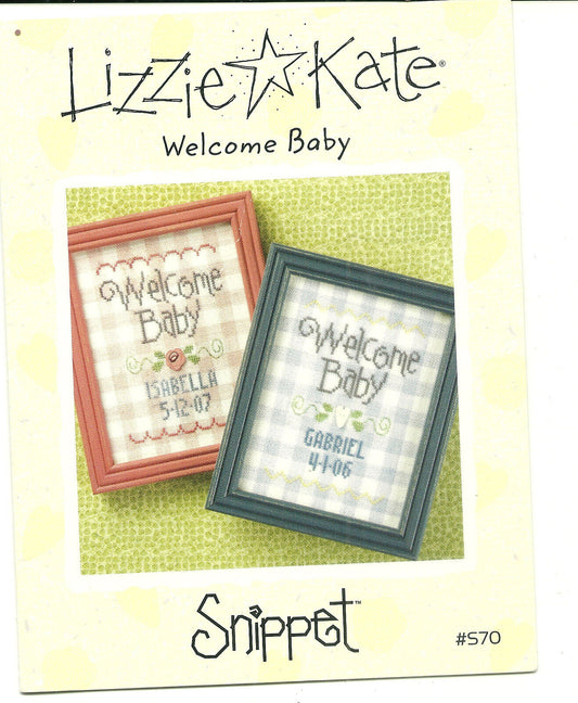 Snippet: Welcome Baby by Lizzie Kate S70