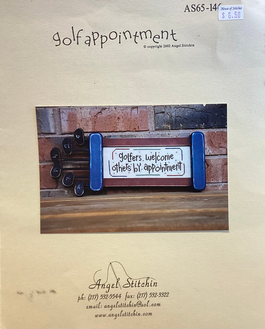 Golf Appointment By Angel Stitchin