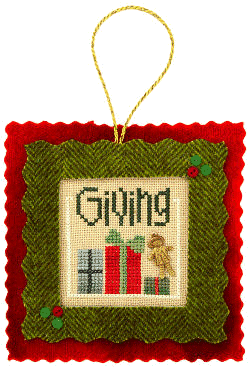 Giving: Christmas Blessing with Charm by Lizzie Kate F52