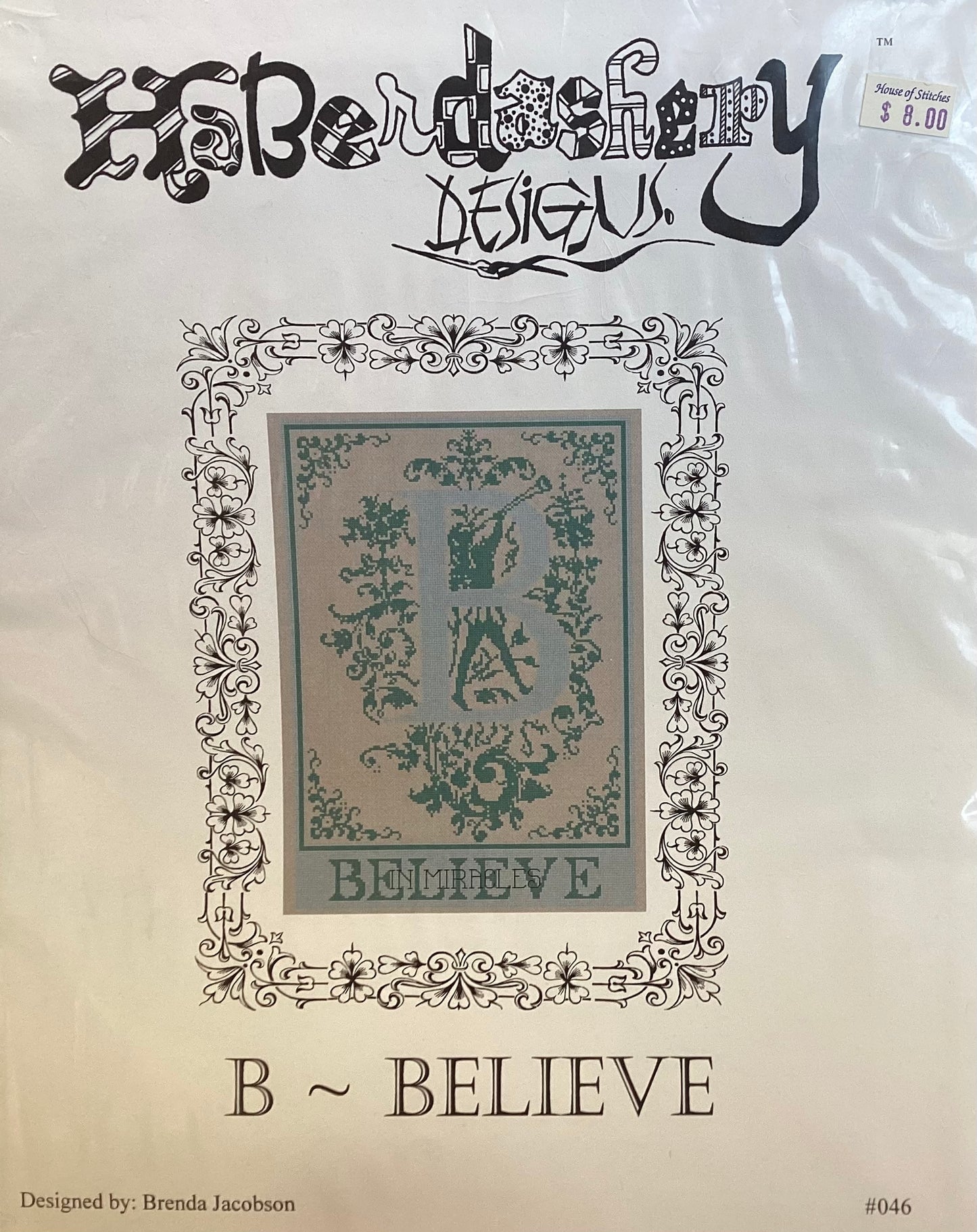 B - Believe by Haberdashery Designs