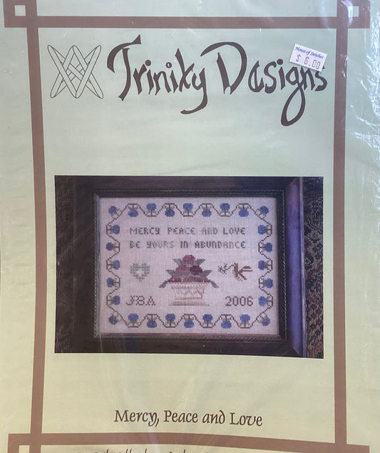 Mercy, Peace, and Love by Trinity Designs