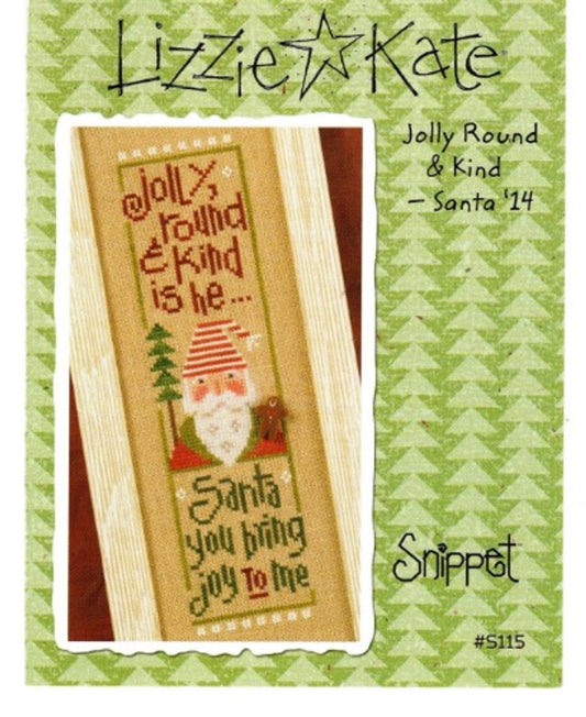 Snippet: Jolly Round & Kind-Santa ‘14 by Lizzie Kate S115