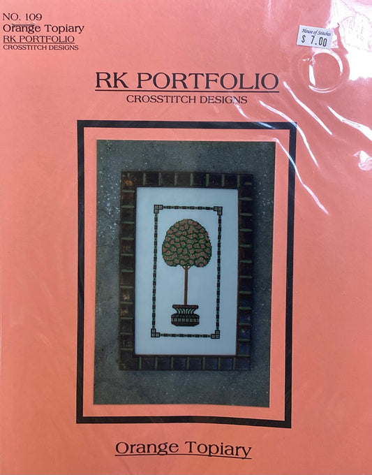 Orange Topiary by RK Portfolio