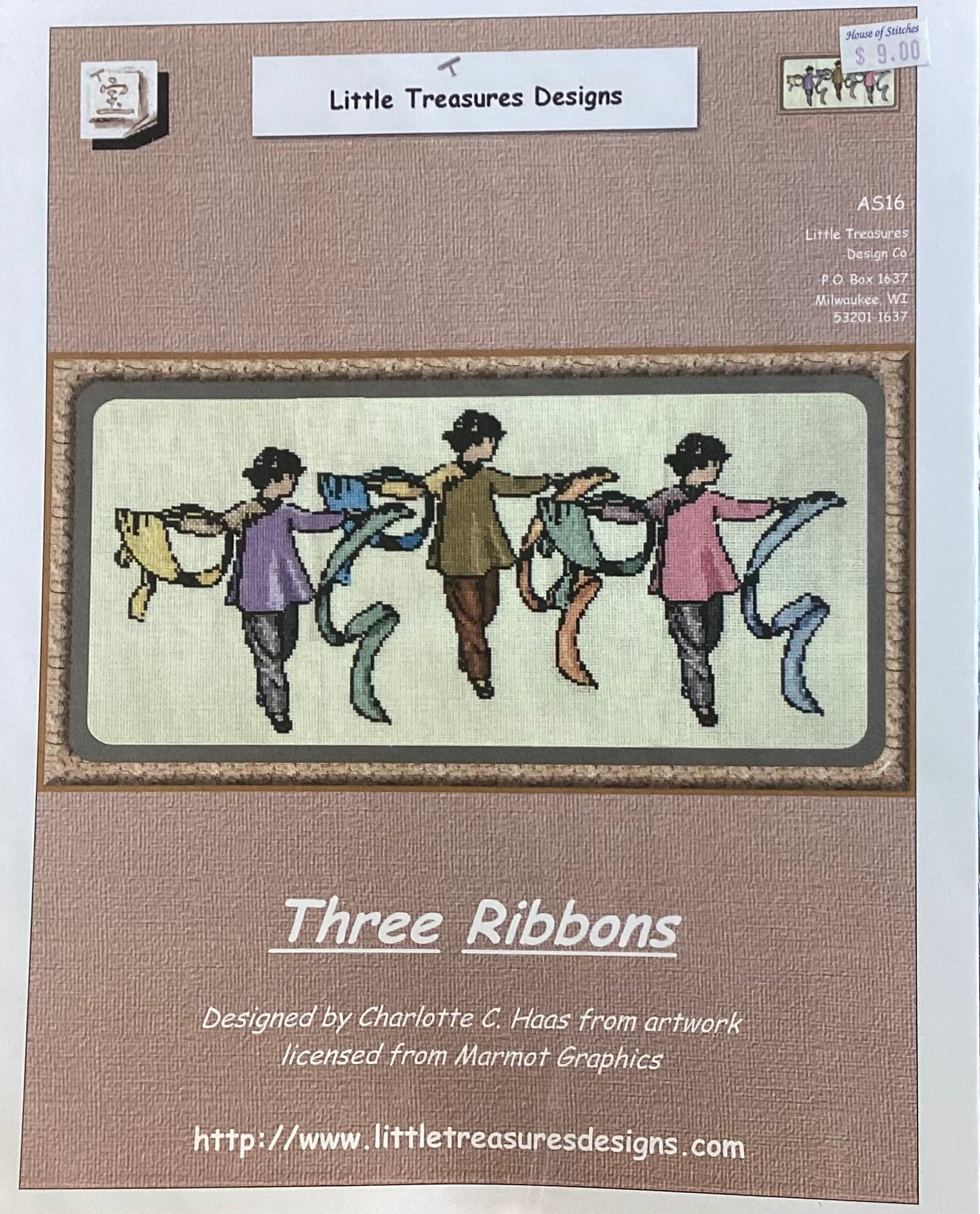 Three Ribbons by Little Treasures Designs