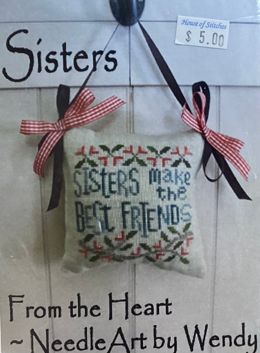 Sisters by From the Heart Needle Art by Wendy