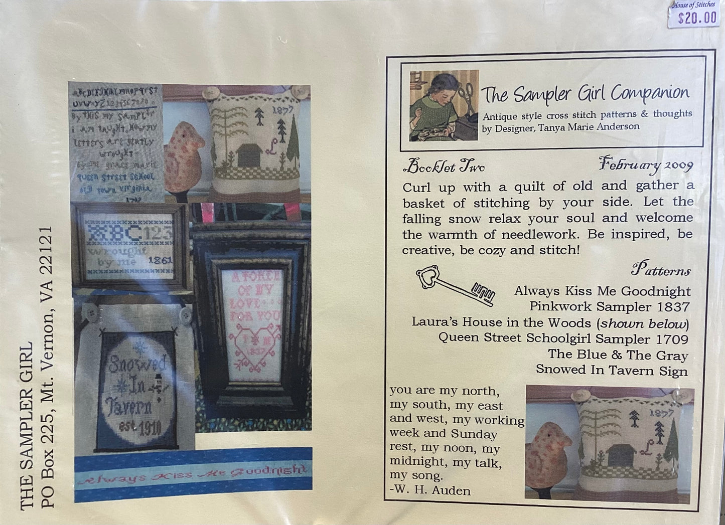 The Sampler Girl Companion: Booklet Two by The Sampler Girl