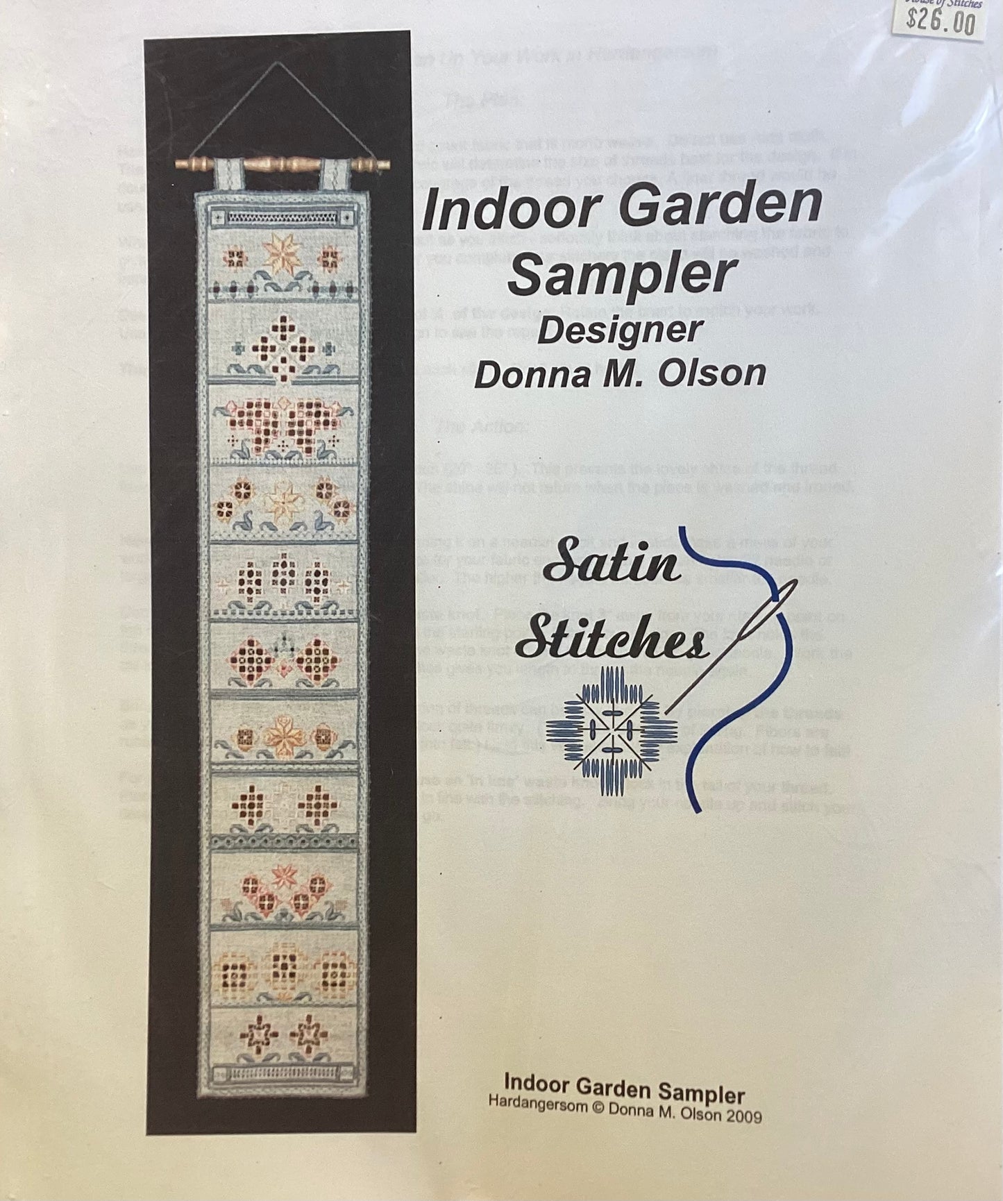 Indoor Garden Sampler by Satin Stitches