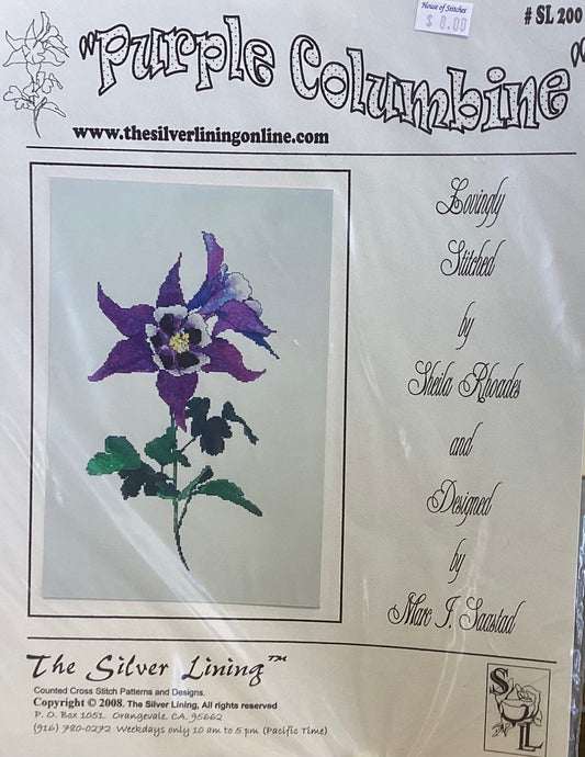 Purple Columbine by The Silver Lining