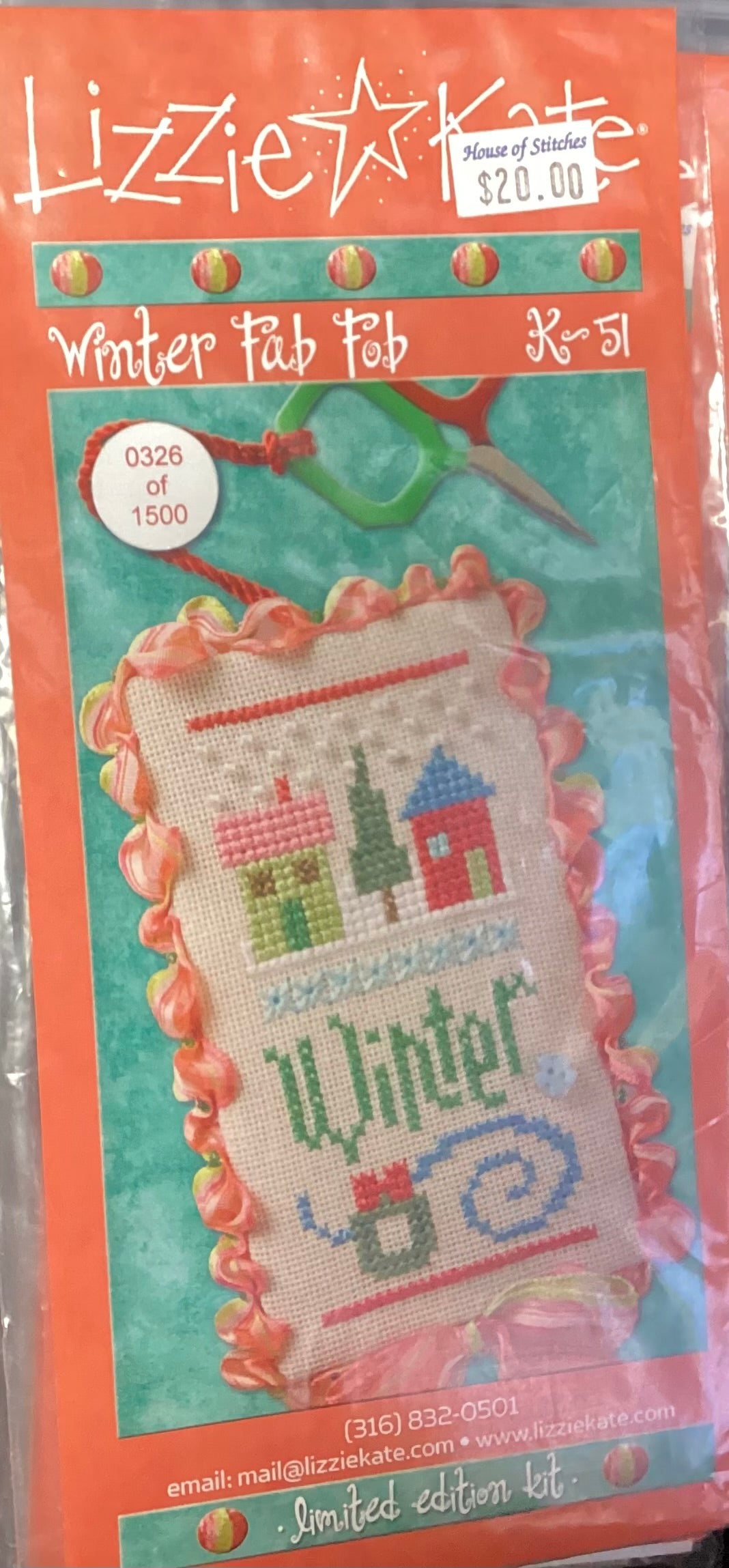 Winter Fob Fab: Limited Edition Kit by Lizzie Kate K51