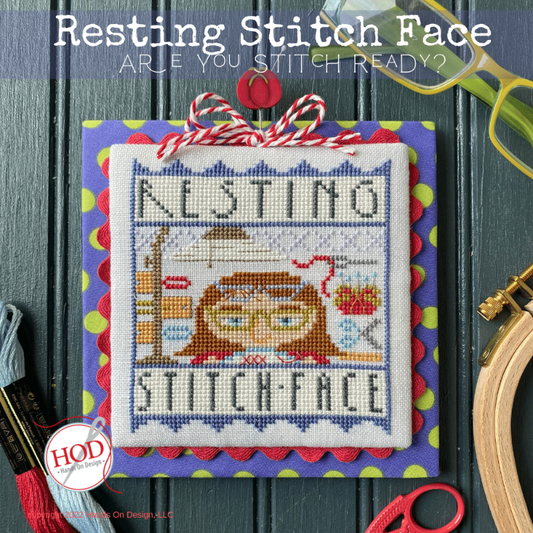 Resting Stitch Face by Hands on Design hd-256