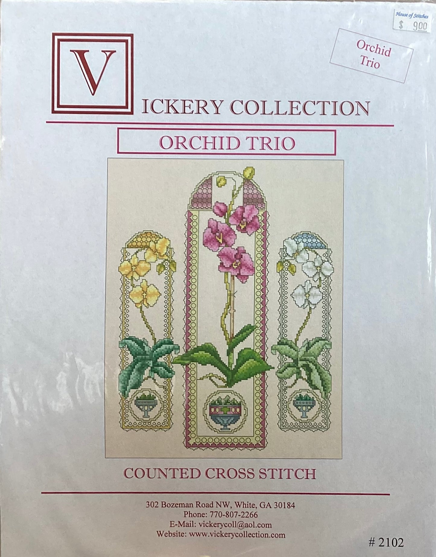 Orchid Trio by Vickery Collection
