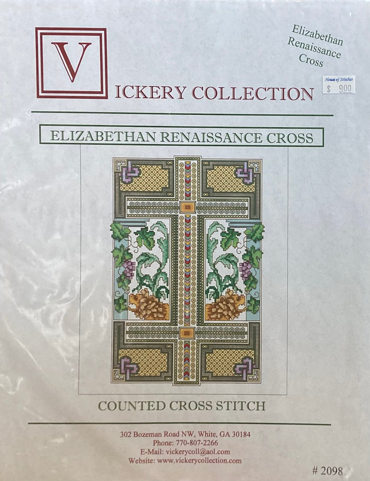 Elizabethan Renaissance Cross by Vickery Collection