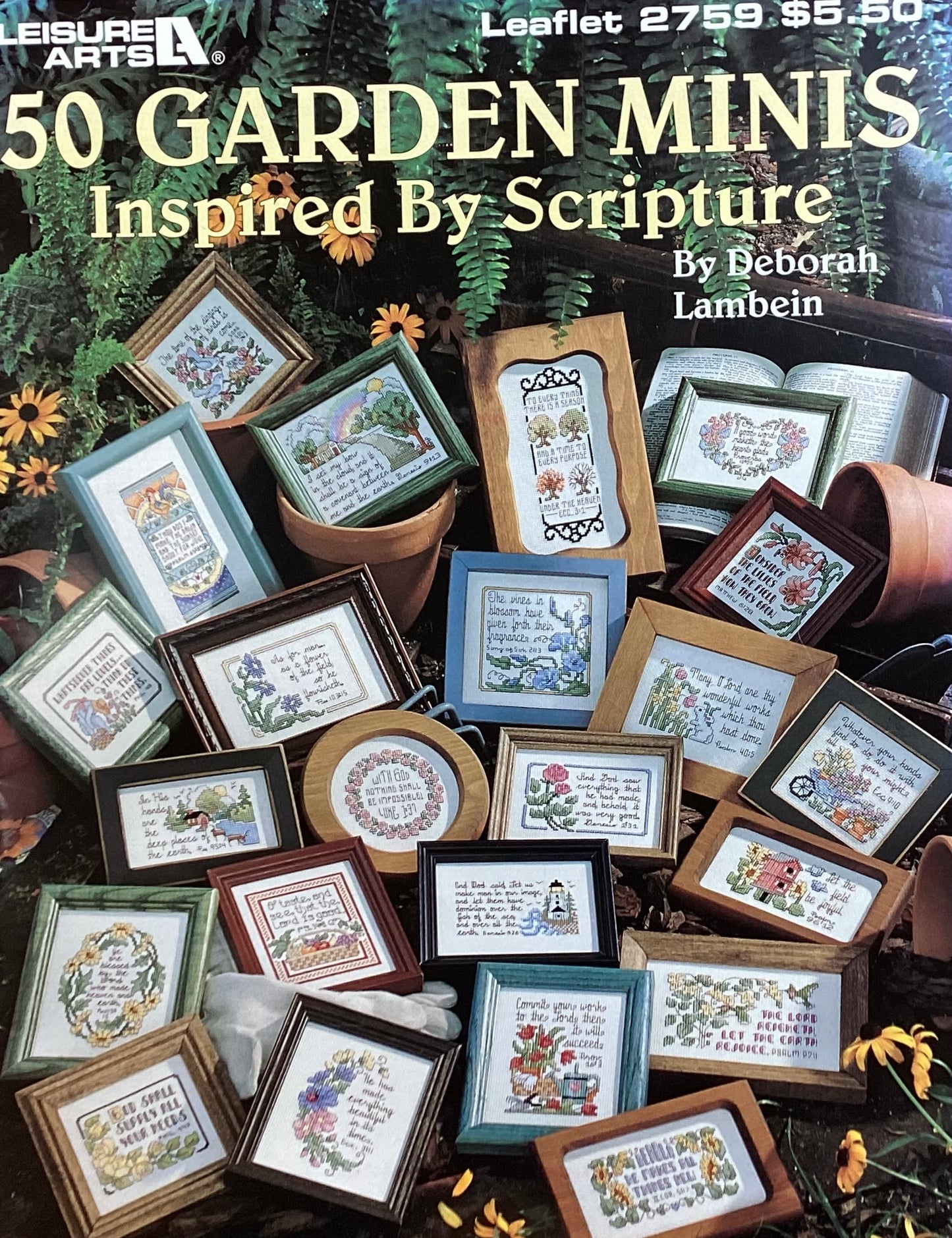 50 Garden Minis Inspired by Scripture by Leisure Arts
