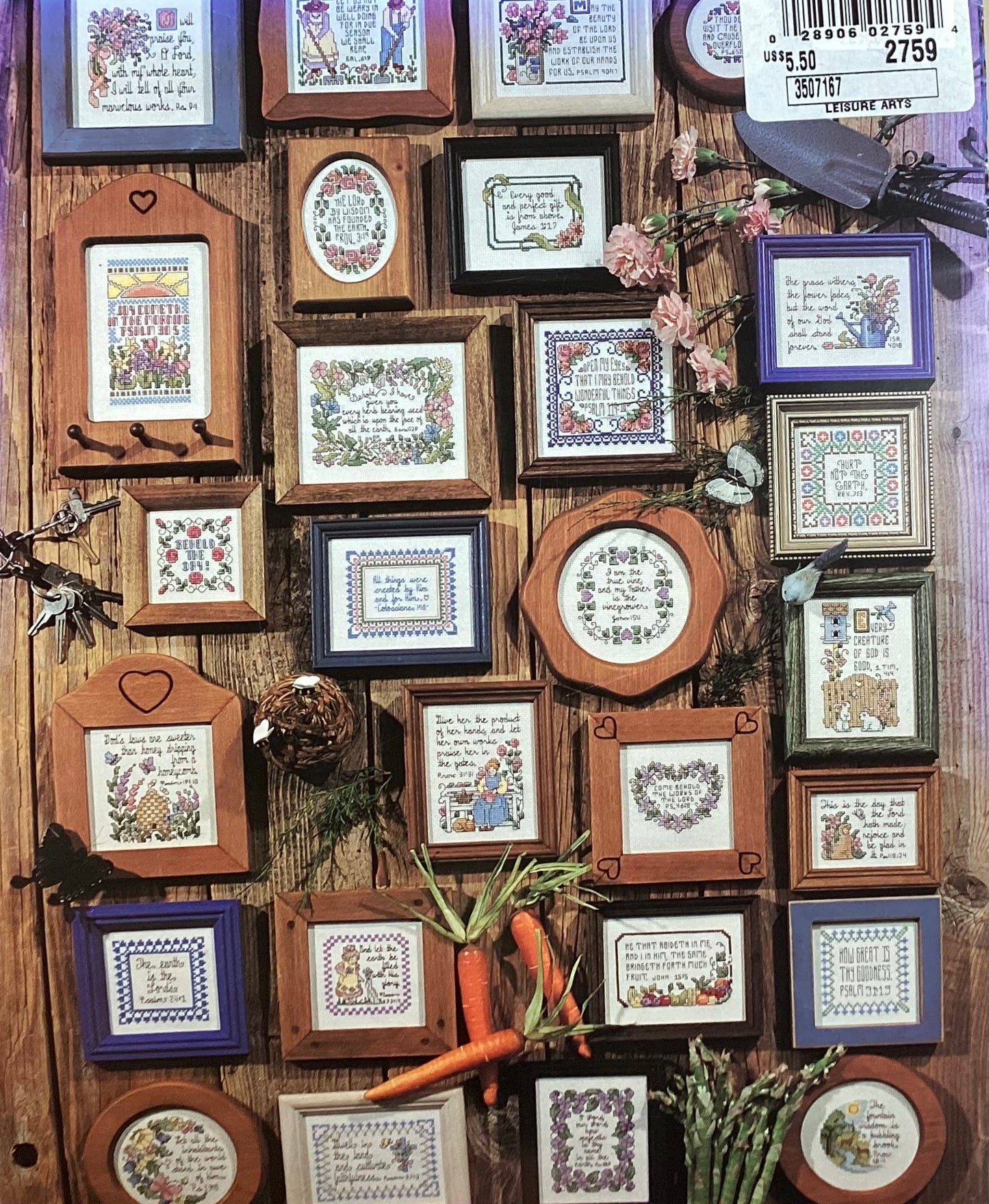 50 Garden Minis Inspired by Scripture by Leisure Arts