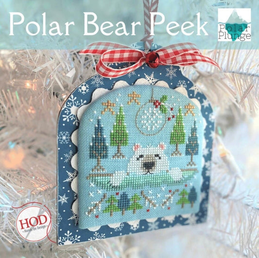 Polar Plunge: Polar Bear Peek by Hands on Design hd-278