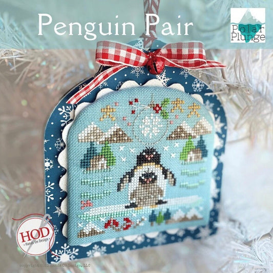 Polar Plunge: Penguin Pair by Hands on Design hd-284