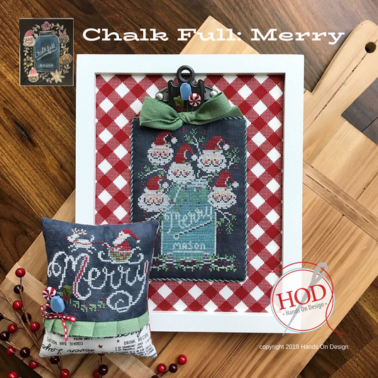 Chalk Full: Merry by Hands on Design hd-196