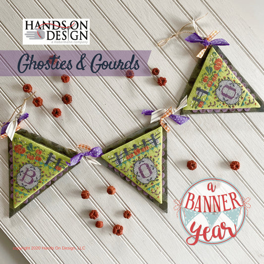 A Banner Year: Ghosties & Gourds by Hands on Design hd-221