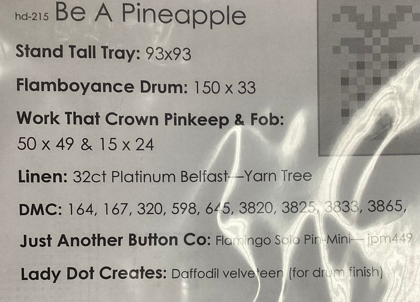 Be A Pineapple by Hands on Design hd215