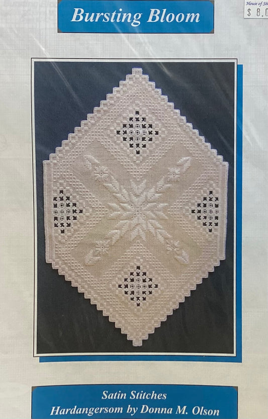 Bursting Bloom: Hardanger by Satin Stitches