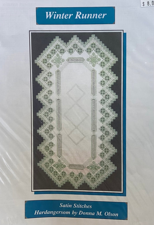 Winter Runner: Hardanger by Satin Stitches